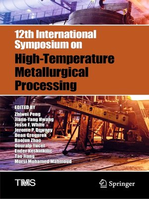 cover image of 12th International Symposium on High-Temperature Metallurgical Processing
